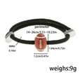 thumbnail image 5 of Minimalist Men's Bracelet With Rugby On Adjustable Milans Cord Casual Wear, 5 of 20
