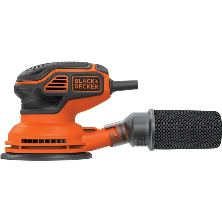 BLACK+DECKER Random Orbit Sander With Paddle Switch Actuation, BDERO600 BLACK+DECKER Random Orbit Sander With Paddle Switch Actuation, BDERO600