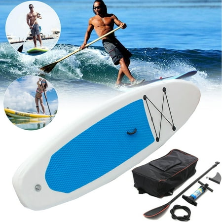 10ft x 2.2ft SUP Stand Up standuppaddleboarding Paddle Surfboard Inflatable Board with Adjustable Paddle Travel Backpack Hand Pump for Surfing/ Aqua (Best Sup For Yoga)