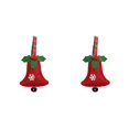 thumbnail image 1 of Inteprter Navidad campana colgante festival vacaciones árbol de navidad colgante tela no tejida hogar año nuevo decoración ornamento rojo Rojo 2Conjunto, 1 of 6