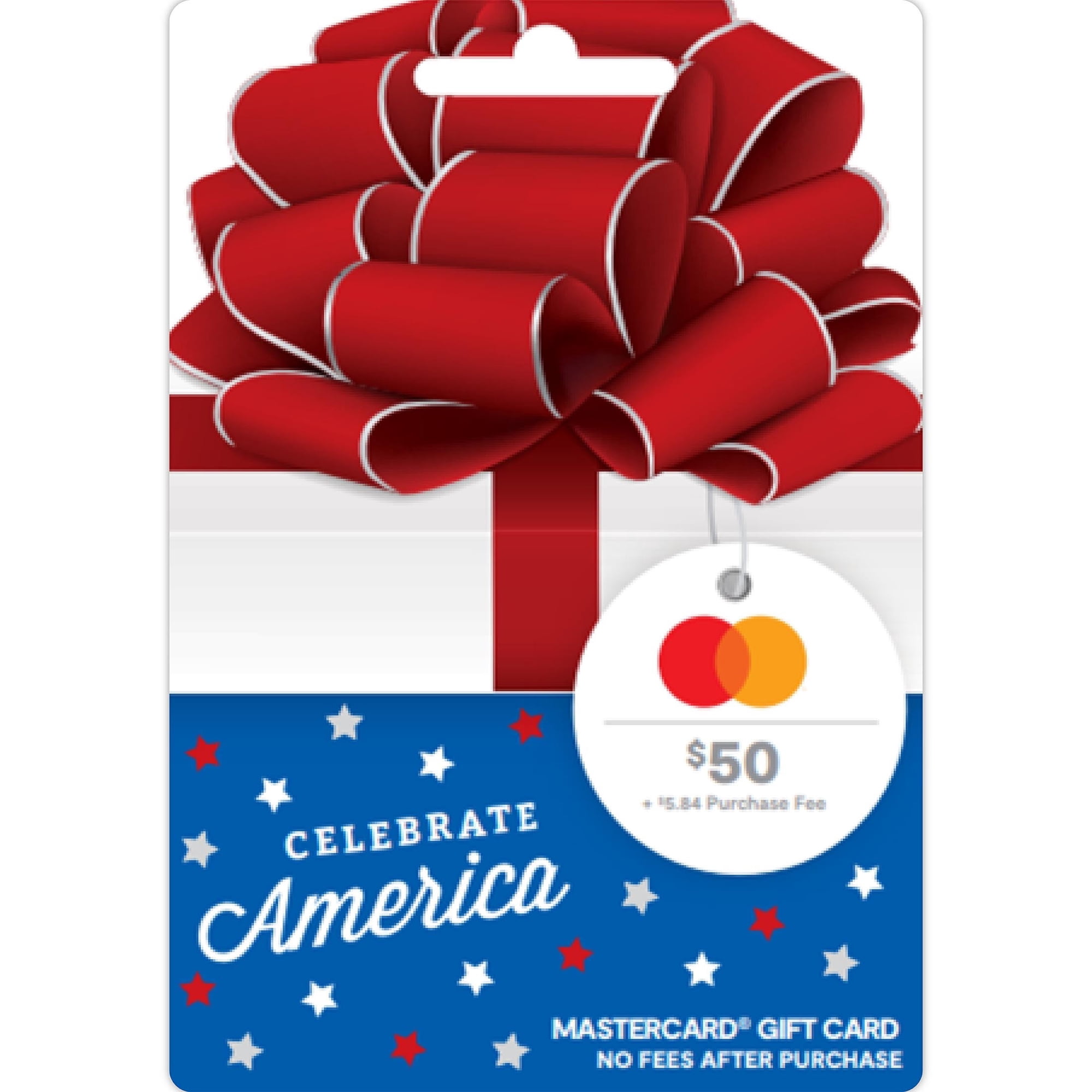 Mastercard® $50 USA Fluffy Gift Card (plus $5.84 Purchase Fee)