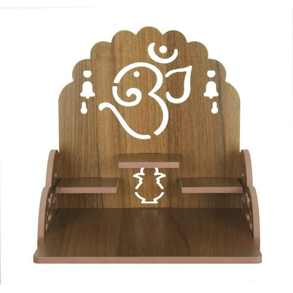 Accessorize Kingdom Wooden Home Temple, Sacred Serenity Handcrafted Wooden Home Temple Wood Puja Mandir 465