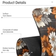 thumbnail image 4 of Yayeee Faucet Mat for Kitchen Sink 14.7" Diatomite Long Splash Guard Pad, Black Plaid Floral, 4 of 7