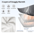 thumbnail image 3 of Baby Car Seat Cover, Cold Shield Carseat Canopy for Infant, with Zipper Peeping Window, Enlarge Space, 3 of 7