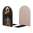 thumbnail image 2 of Easygdp Duck Bones 2 Pcs Bookend Large Capacity Office Book Ends for Home Office Library School Study Decoration, 2 of 8