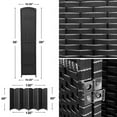 thumbnail image 4 of Room Divider Privacy Screen, 6 ft. Tall Extra Wide Foldable Panel Partition Wall Divider, Double Hinged Room and Folding Privacy Screens Gray/White, 4 of 8