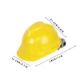 thumbnail image 4 of Casco de seguridad Gorra de plástico para casco, protección portátil ajustable para la cabeza para el trabajador, amarillo Advancent AF000052-04, 4 of 7