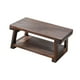 thumbnail image 4 of Mesa de piso de madera multifuncional, mesa baja para sala de estar, balcón, interior 50cmx30cmx20cm, 4 of 9