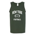 thumbnail image 2 of City of New York NYJ American Football Fantasy Fan | Mens Sports Graphic Tank Top, Forest Green, X-Large, 2 of 4