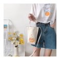 thumbnail image 1 of Canvas Bag Shoulder Handbag Large Capacity Tote Bag Student Book Class Messenger Bag, 1 of 6