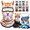 #D, variant on 3D Animal Face Ski Balaclava, Breathable 100% Polyester Quick Dry Mask with 3D Ears for Adult Winter Cycling Festivals and Under Helmet Wear