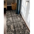 thumbnail image 6 of Unique Loom Portland Collection Area Rug - Orford (2' 2" x 12' Runner Gray/Beige), 6 of 11
