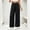 Black, variant on Olyvenn Women's Summer Solid Athletic Wide Leg Pants, Thin Breathable Loose Straight Leg Trousers, Casual Outdoor Daily Wear Black S