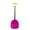 Hot Pink, variant on New Pattern Children's Snow Shovel Children's Beach Shovel With Stainless Steel Handle 23.2in PP Plastic Snow Scoop for Kids, Winter Play and Sand Fun