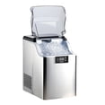 thumbnail image 4 of Countertop Nugget Ice Maker, 44 lbs/24H Portable Ice Machine with Self-Cleaning, 4 lbs Ice Storage Basket, Stainless Steel Quiet Ice Maker <55dB for Home Kitchen Office Bar Party, 4 of 10