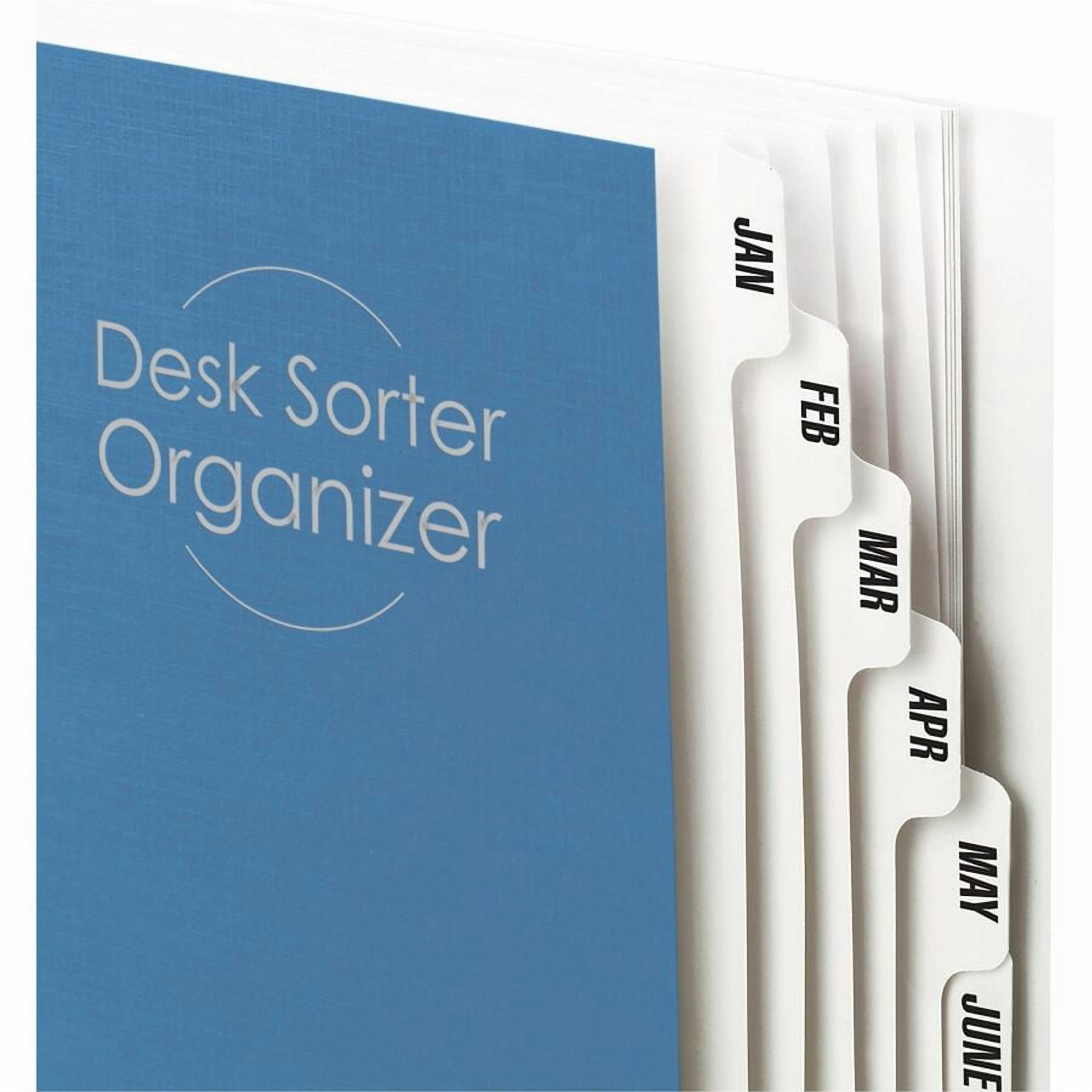 Smead Monthly Desk File Sorter, Monthly (Jan.-Dec.