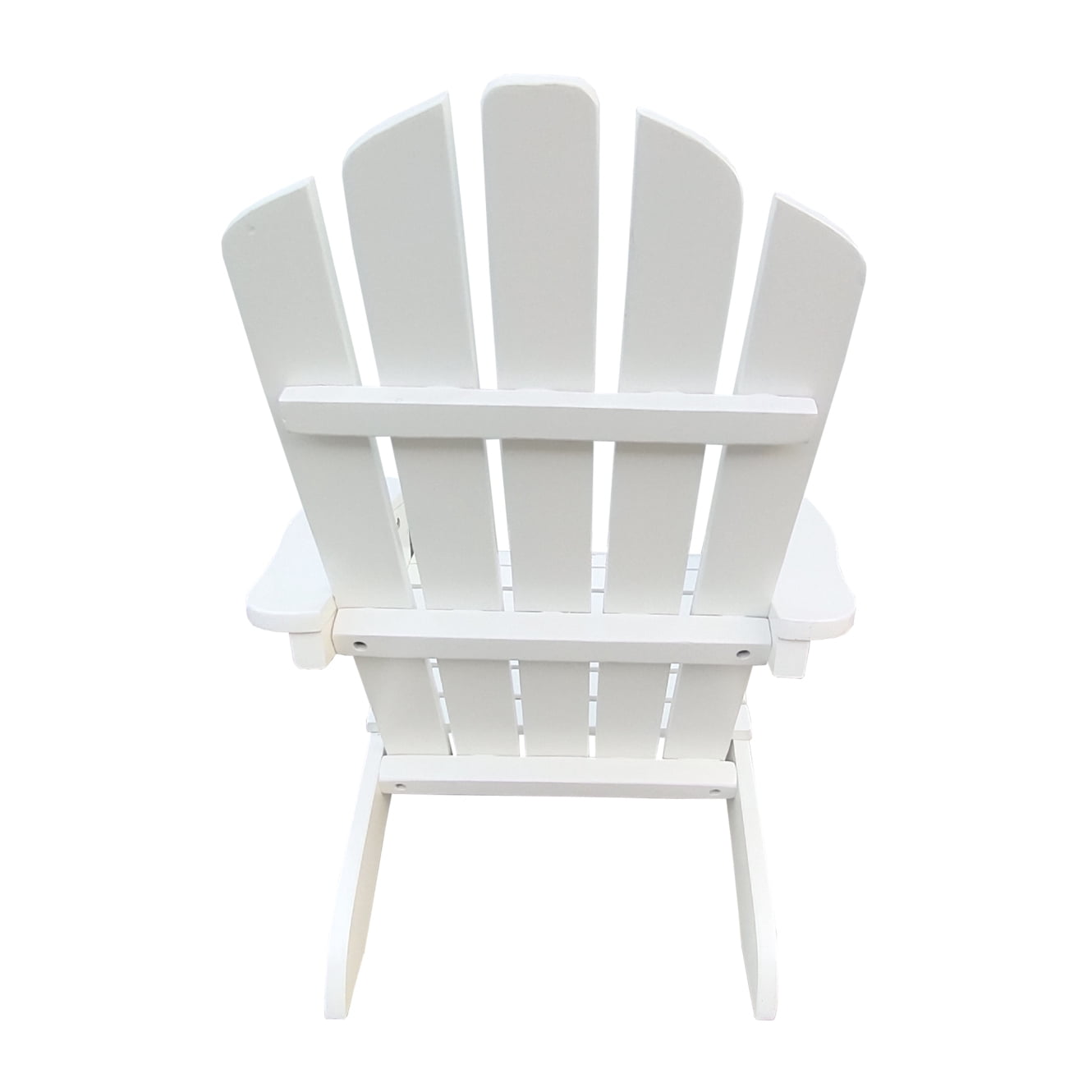 Kids Patio Chair Outdoor Furniture, Adirondack Chair with Armrests and High Slat Backrest, Wood Accent Lounge Chair for Garden Backyard Porch Outdoor, Easy to Assembly