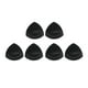 thumbnail image 2 of 3 pares de insertos de sujetador triangulares, almohadillas, copas de sujetador, insertos extraíbles, transpirables, push up Negro, 2 of 8