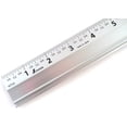 thumbnail image 1 of Shinwa 12" Extruded Aluminum Cutting Rule Ruler Gauge with Non slip rubber Backing 33279, 1 of 3