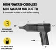 thumbnail image 4 of Scosche SCOVAC 4-in-1 High Power Cordless Mini Vacuum Cleaner, Air Duster, Inflator & Deflator Pump, 4 of 5