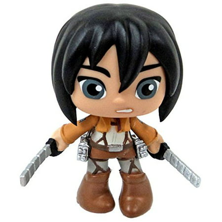Best of Anime Mystery Mini Vinyl Figure (Attack on Titan - Mikasa Ackerman), Opened to identify contents, then resealed. By FunKo Ship from (Best Of Attack On Titan)