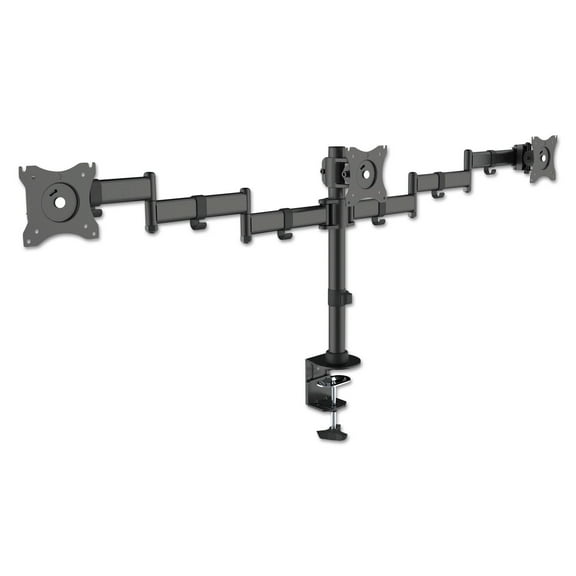 Kantek Monitor Arms Height Adjustable 3 Screen Desk Mount