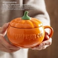 thumbnail image 4 of Taza de cerámica Bearachild con forma de calabaza HA081440-01, 4 of 6