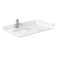 thumbnail image 4 of Wyndham Collection Beckett 36" Wood Single Bathroom Vanity in White/Gold, 4 of 6