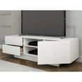 thumbnail image 3 of Pemberly Row Contemporary 2 Drawer TV Stand 60-inch in White, 3 of 5