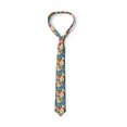 thumbnail image 4 of Men's Tie, Hawaiian Paradise Birds, 3.7", Multicolor, by Ambesonne, 4 of 4