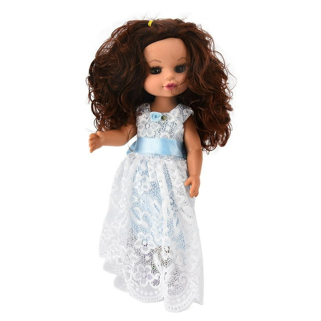 14-inch lifelike baby doll cute exquisite girl fashion doll toy birthday party gift for children