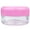 Pink, variant on Beauticom 6 Pieces High Quality 15 Gram 15 ml (0.5 oz) Clear Round Plastic Makeup Cosmetic Travel Sample Jars - Clear Lids