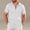 White, variant on Mens Big & Tall Cuban Guayabera Shirt Casual Button Down Shirts Short Sleeve Summer Beach Shirts Size S-5XL Blue