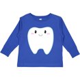 thumbnail image 3 of Inktastic Cute Tooth Boys or Girls Long Sleeve Toddler T-Shirt, 3 of 5