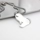 thumbnail image 1 of 2023 Hip Hop collar con colgante de acero de titanio para Mujeres Hombres lindo Kpop moda coreana garabato collar pareja regalo de fiesta, joyería, 1 of 5