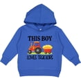 thumbnail image 2 of Inktastic Farming Cute Boy Loves Tractors Toddler Hoodie, 2 of 4