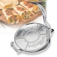 thumbnail image 4 of Prensa de tortillas - Máquina para hacer tortillas de aluminio fundido - Prensa de tacos resistente - Prensa de tortillas de harina de maíz hecha en México para comida mexicana casera, 4 of 4