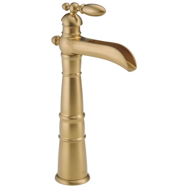 Delta Victorian Single Handle Channel Vessel Bathroom Faucet in