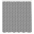 thumbnail image 3 of Ambesonne Pinwheel Shower Curtain, Monochrome Floral, 69"Wx70"L, Black and White, 3 of 3
