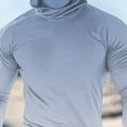thumbnail image 5 of Xzbqbs Fishing Hoodies for Men with Face Mask UPF 50 + Sun Protection Breathable Long Sleeve Outdoor Hiking Gradient Shirt for Men, 5 of 5