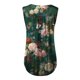 thumbnail image 5 of Playeras,Blusas y Tops,Ropa para Mujer Las mujeres camisetas sin mangas Camiseta de tirantes transpirable sin mangas con cuello redondo para mujer (Green, L), 5 of 6
