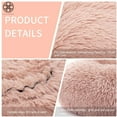 thumbnail image 4 of Luxtrada Original Cat and Dog Bed Luxury Shag Fur Donut Cuddler Round Donut Dog Beds Indoor Pillow Cuddler for Medium Small Dogs (L,Brown), 4 of 6