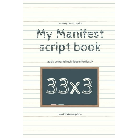 My Manifest script book 33x3 (Paperback)