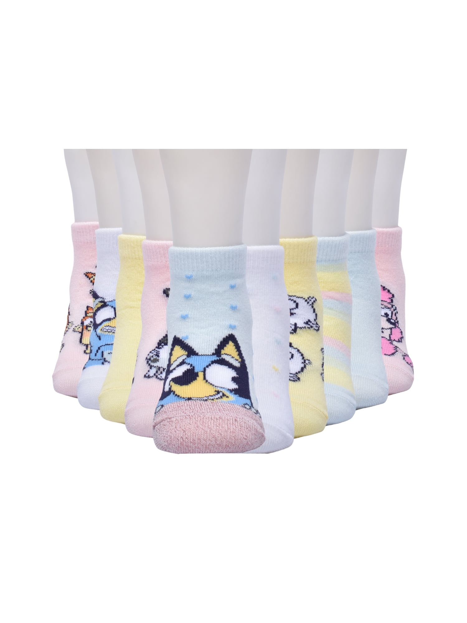 Character Toddler Ankle Socks, 10-pack, Sizes 12M- 5T