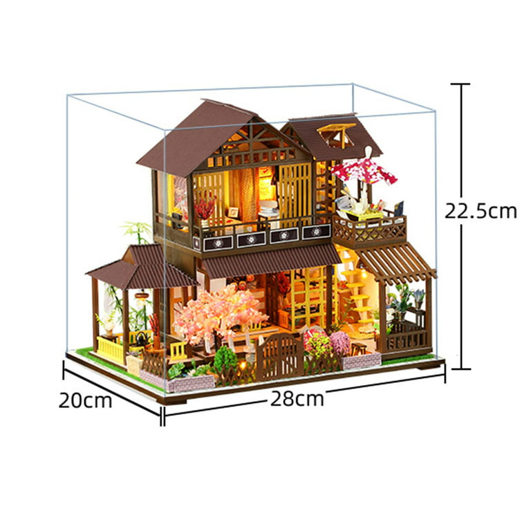 DIY Dollhouse Japanese House Large Initial Dream Big Size Miniature  Handicraft 