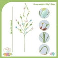 thumbnail image 2 of FDEEOM 4 Pcs Artificial Easter Spray Vine with Pastel Easter Eggs and Berries, Artificial Easter Flower, Spring Flower Stems Egg Twig Branches, for Home Vase Arrangement Centerpiece Decor, 2 of 5