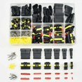 thumbnail image 1 of Waterproof Connector, 708 Pieces Waterproof Electrical Connector, Car Waterproof Electrical Terminal Plug 1/2/3/4/5/6 Pin Male/Female with Box, 1 of 5