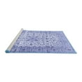 thumbnail image 2 of Ahgly Company Machine Washable Indoor Rectangle Persian Blue Traditional Area Rugs, 2' x 3', 2 of 4