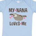 thumbnail image 4 of Inktastic My Nana Loves Me Sloth Girls Baby Bodysuit, 4 of 5