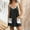 Black, variant on GILIGEGE Womens Tennis Athletic Dress Mini Romper Dress with Built In Shorts Women's Solid Color Suspender Top and Shorts Two Piece Casual Suit with Pocket Summer Vacation Outfits Black L